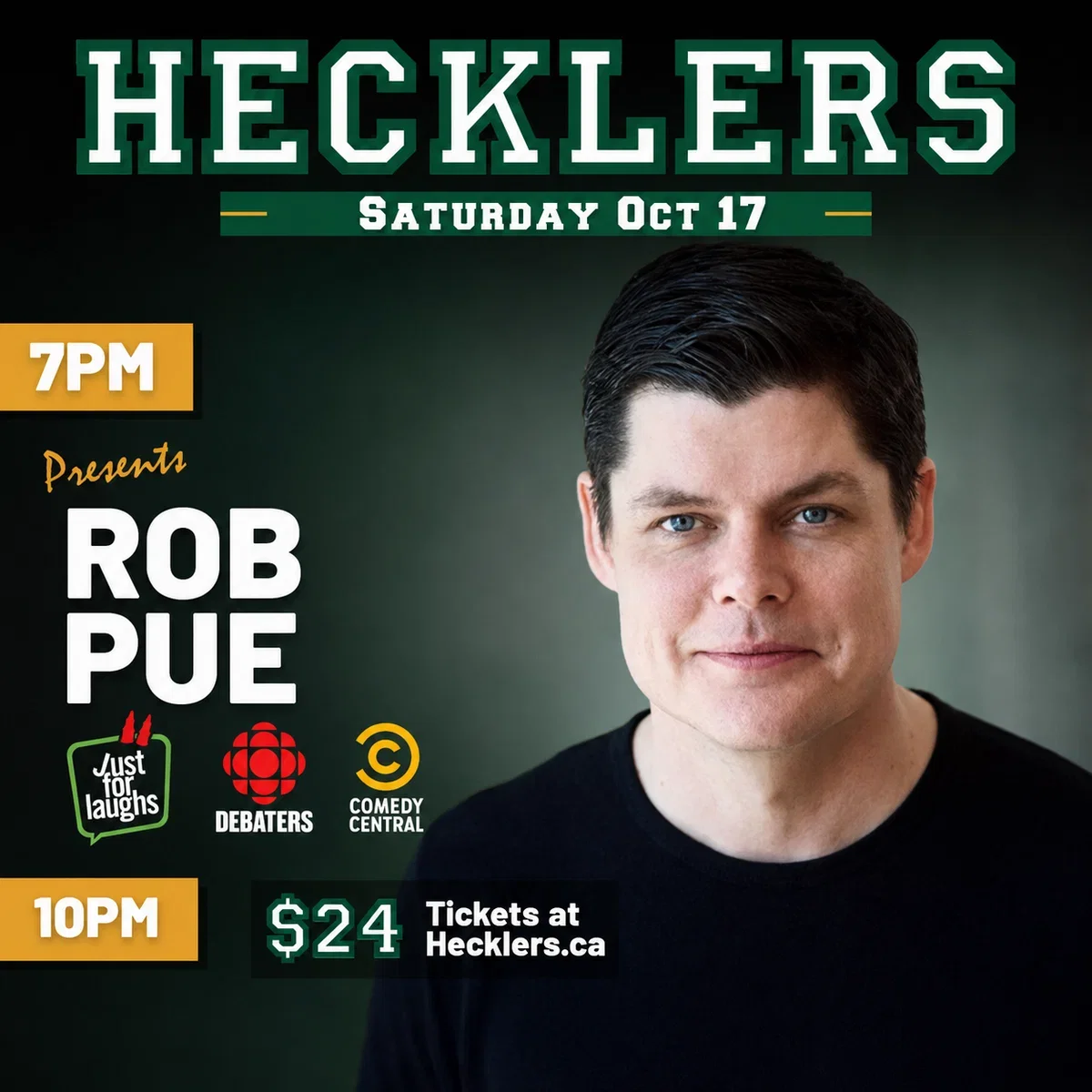 Rob Pue at Hecklers Bar & Grill