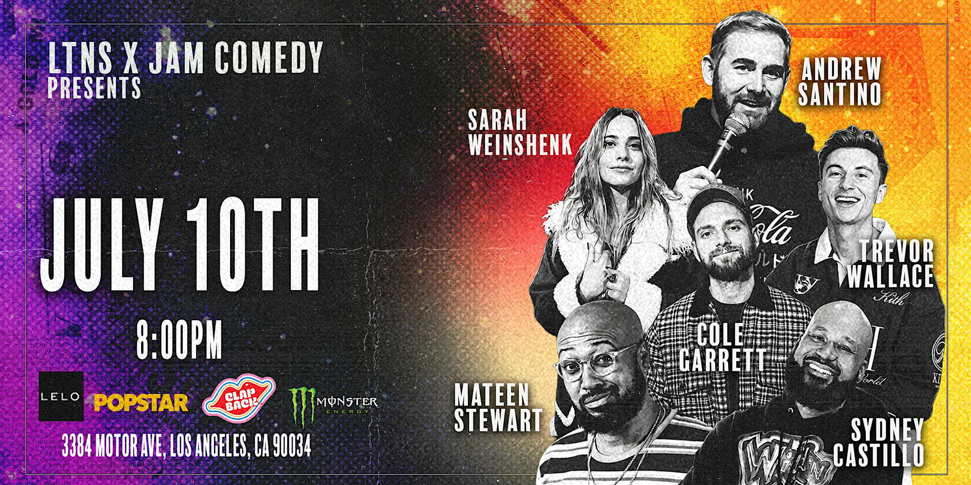 JAM Comedy & LTNS Presents at Jam in the Van