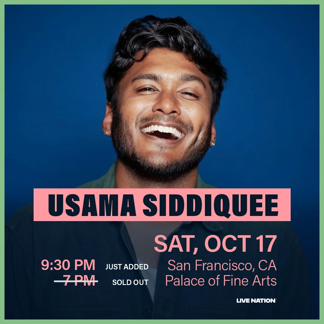 Usama Siddiquee at Palace of Fine Arts Theatre