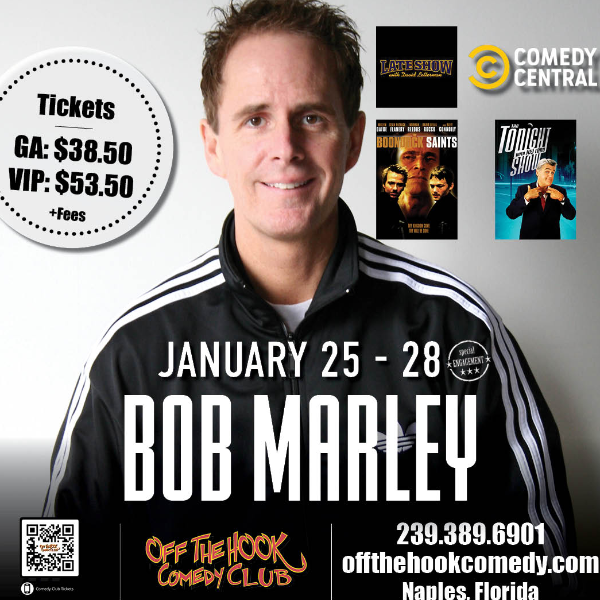 Bob Marley at Off The Hook Comedy Club