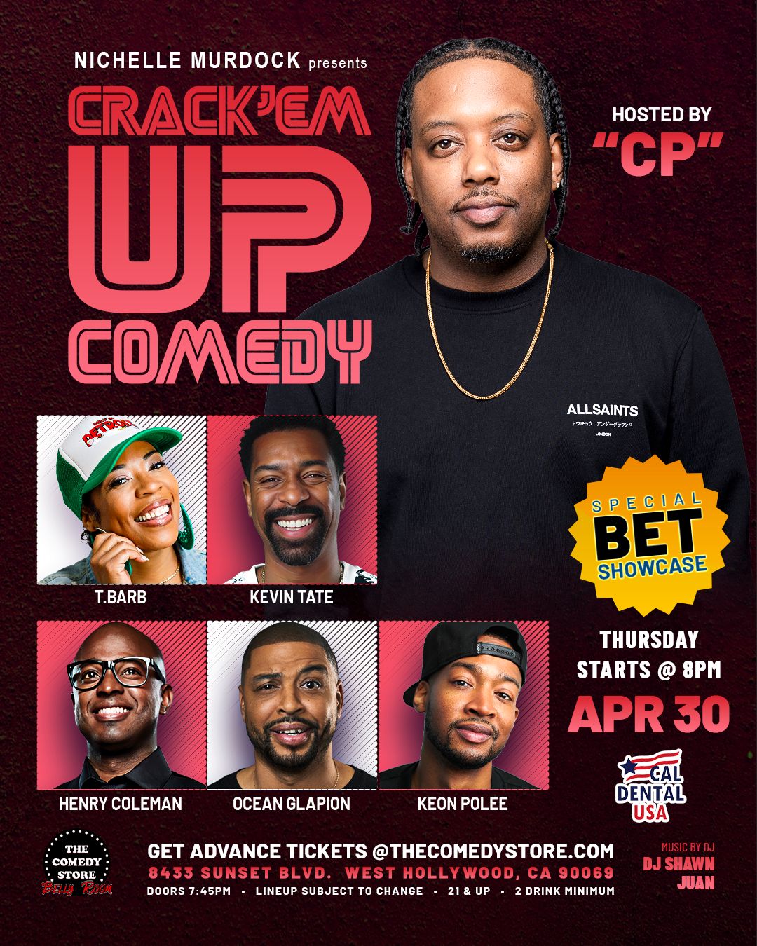 Crack'Em Up Comedy at The Comedy Store