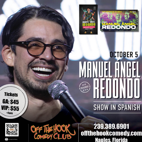 Manuel Angel Redondo at Off The Hook Comedy Club