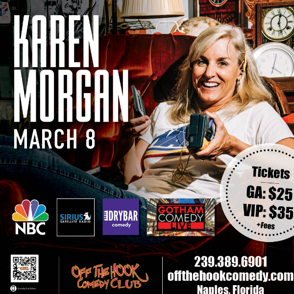 Karen Morgan at Off The Hook Comedy Club