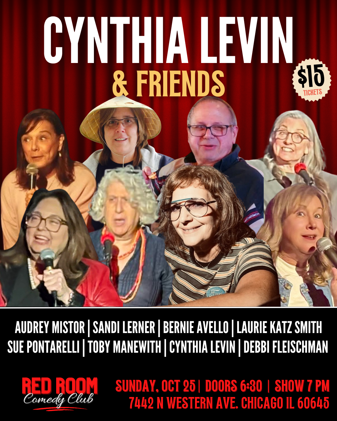 Cynthia & Friends at RED ROOM Comedy Club