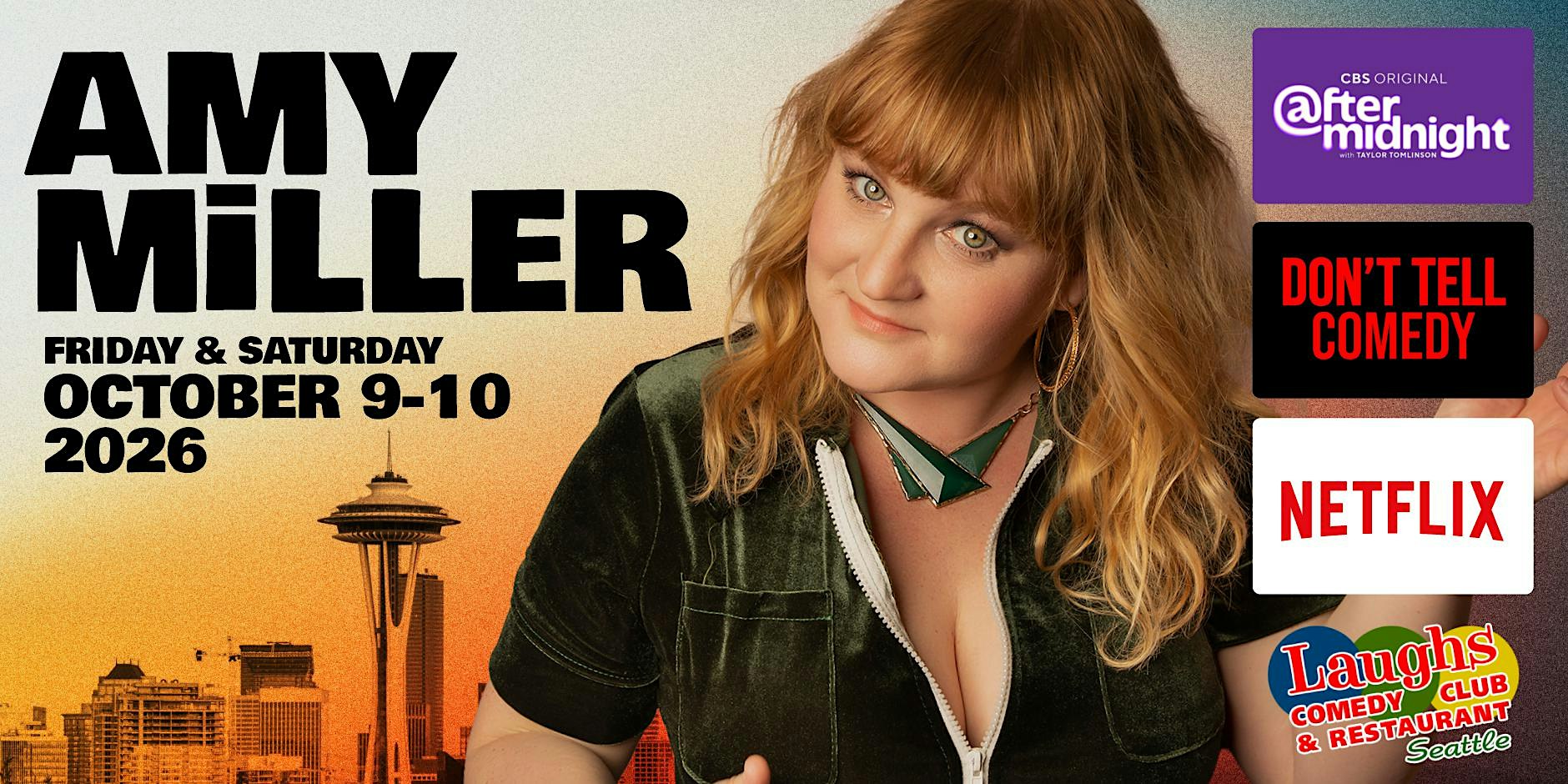 Amy Miller at Laughs Comedy Club