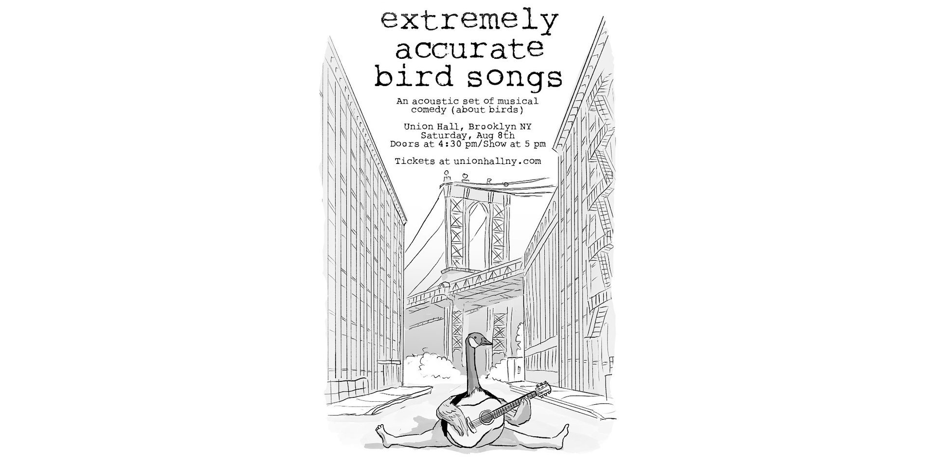 Extremely Accurate Bird Songs at Union Hall