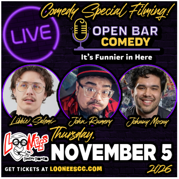 Open Bar Comedy Live Recording at Loonees Comedy Corner