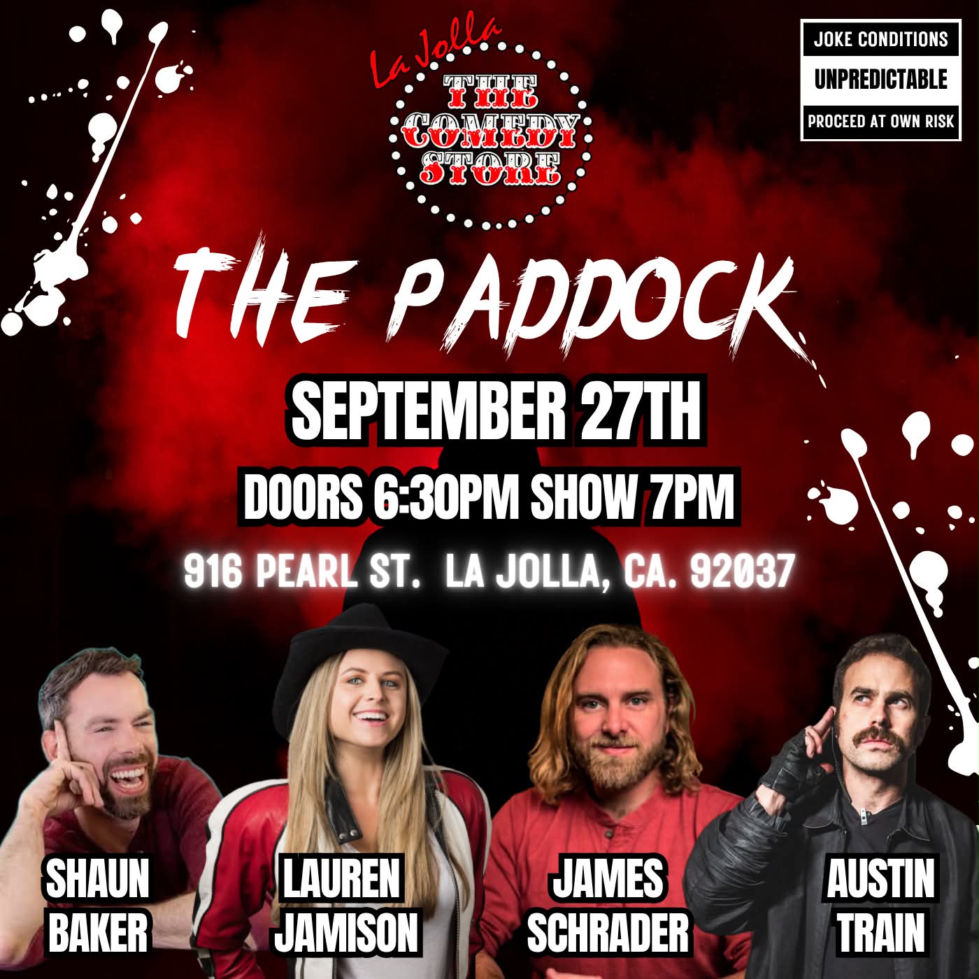 The Paddock at The Comedy Store La Jolla