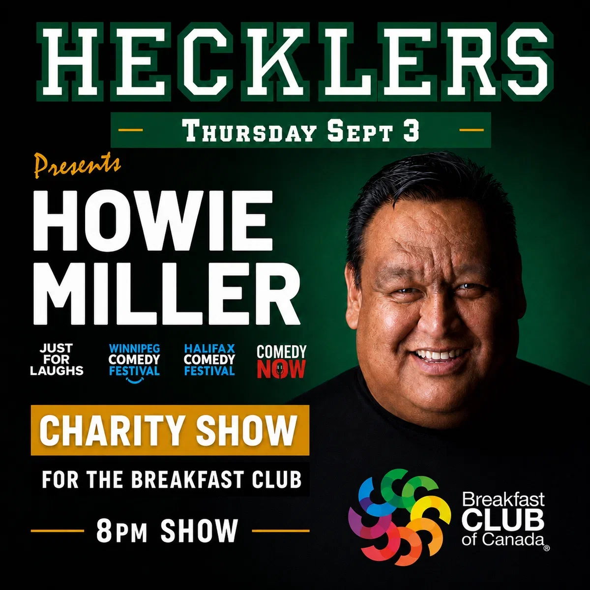 Children's Breakfast Club Fundraiser with Howie Miller at Hecklers Bar & Grill