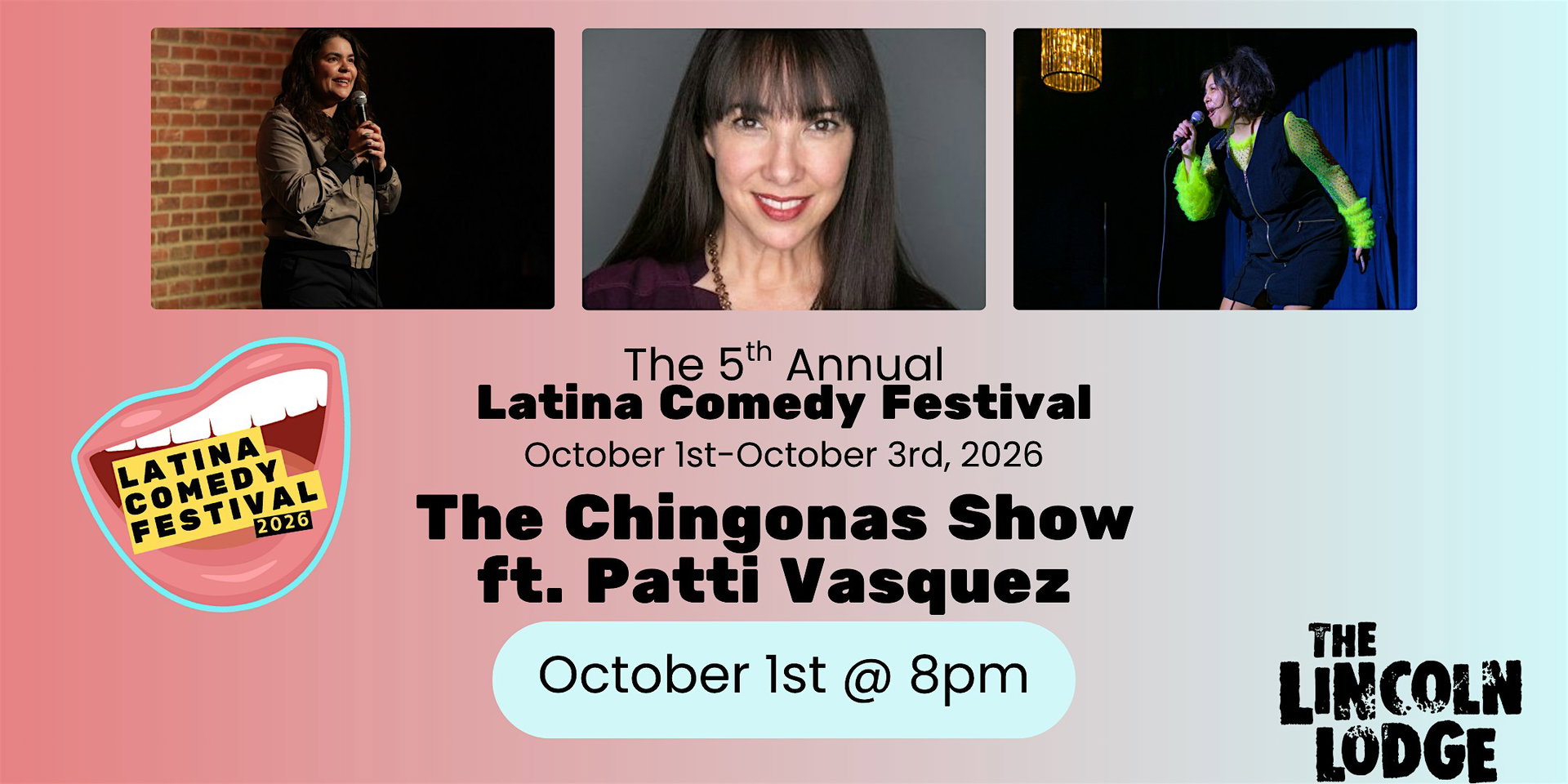 Latina Comedy Festival Presents at The Lincoln Lodge