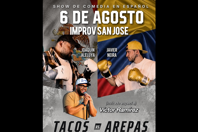 Tacos vs Arepas at San Jose Improv
