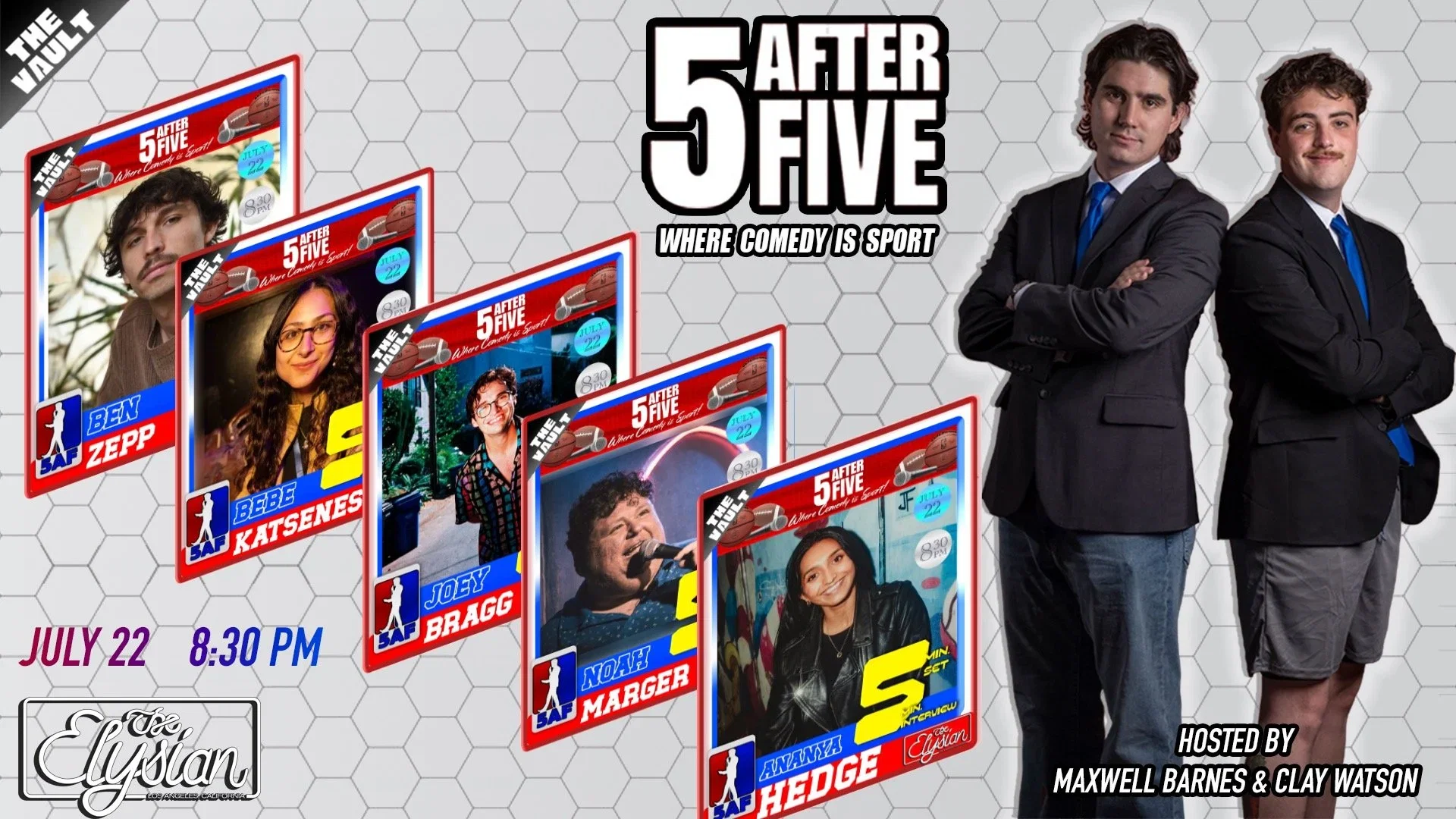 Five After 5 at The Elysian Theater