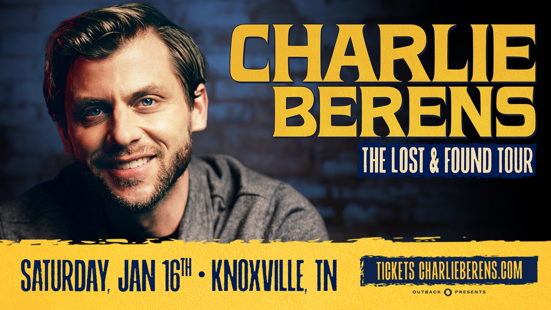 Charlie Berens: The Lost and Found Tour at Bijou Theatre