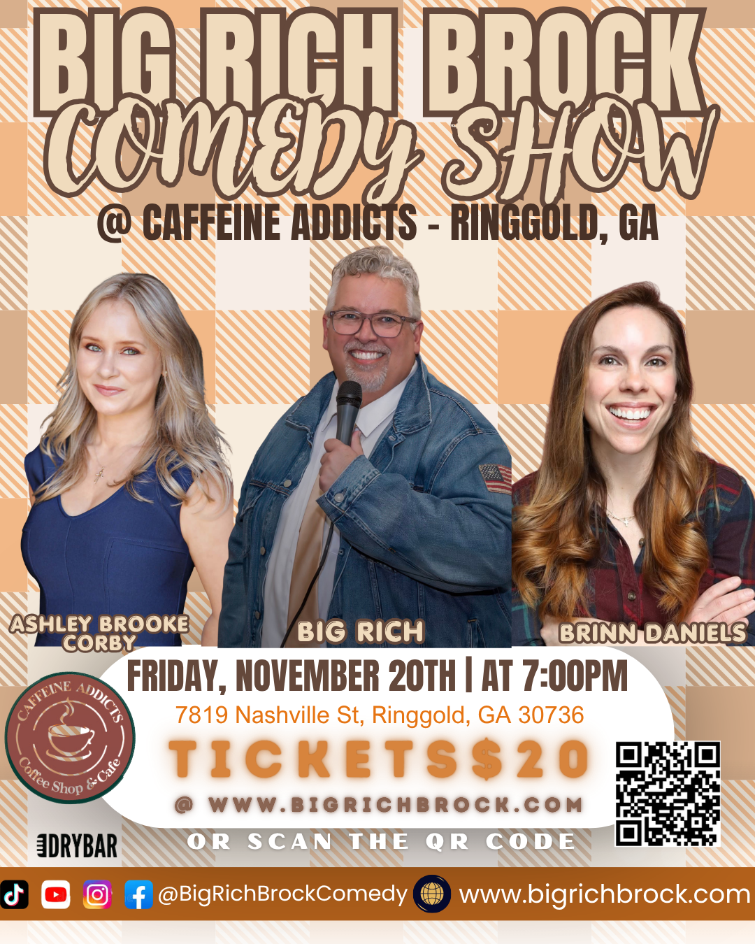 Big Rich Brock Comedy Show at Big Rich Brock Comedy