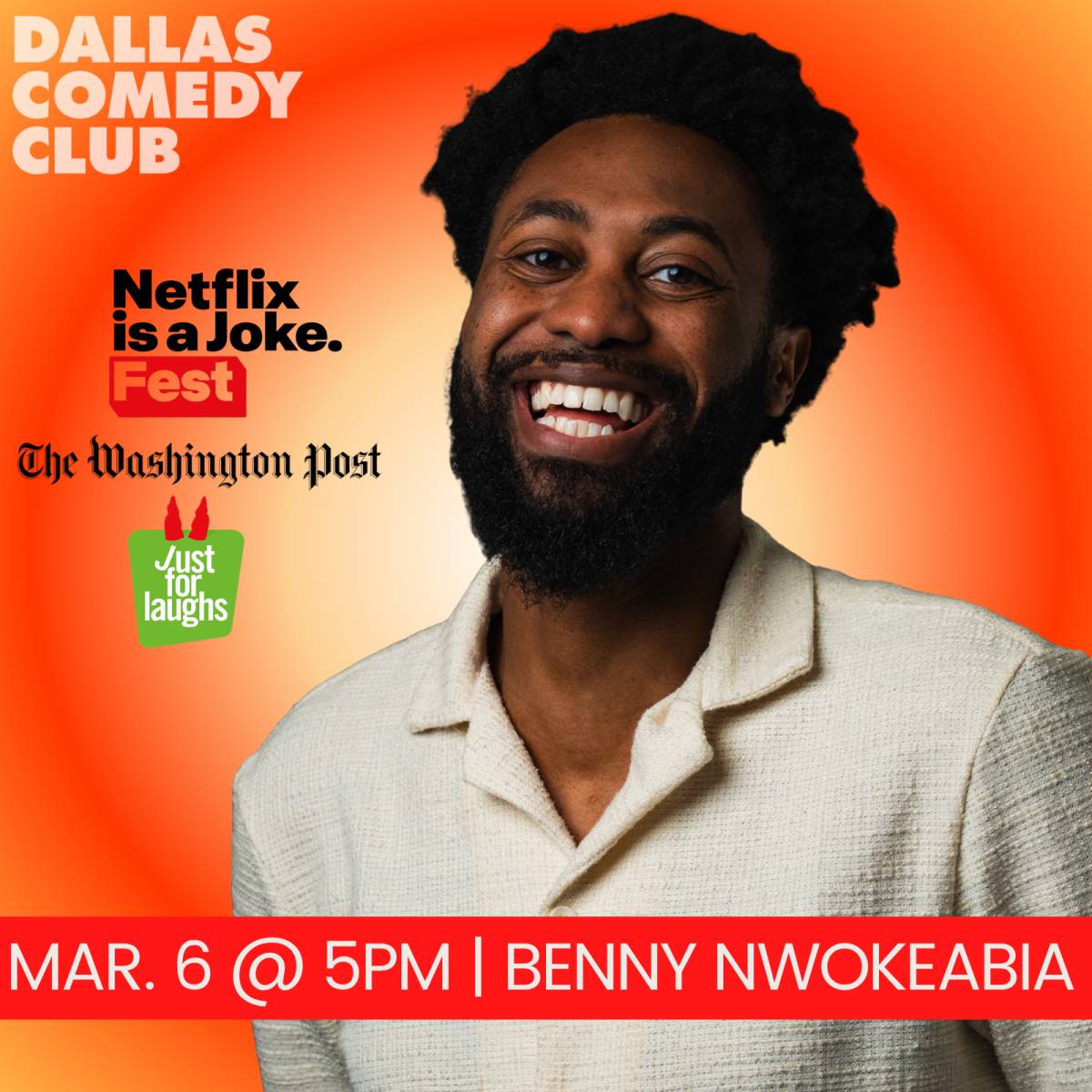 Benny Nwokeabia at Dallas Comedy Club