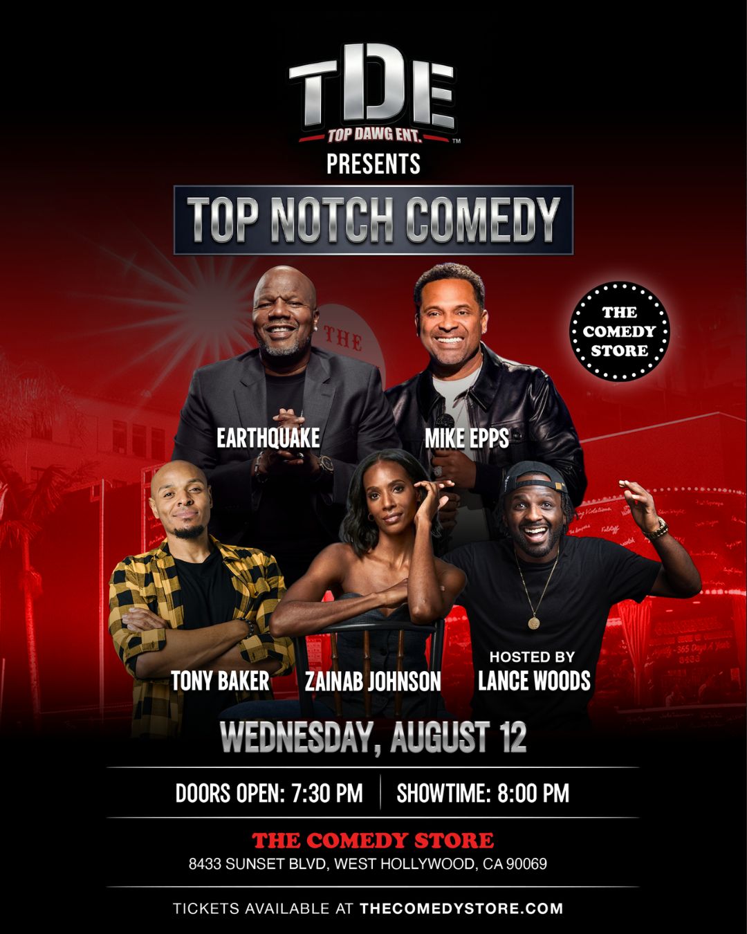 Top Notch Comedy at The Comedy Store