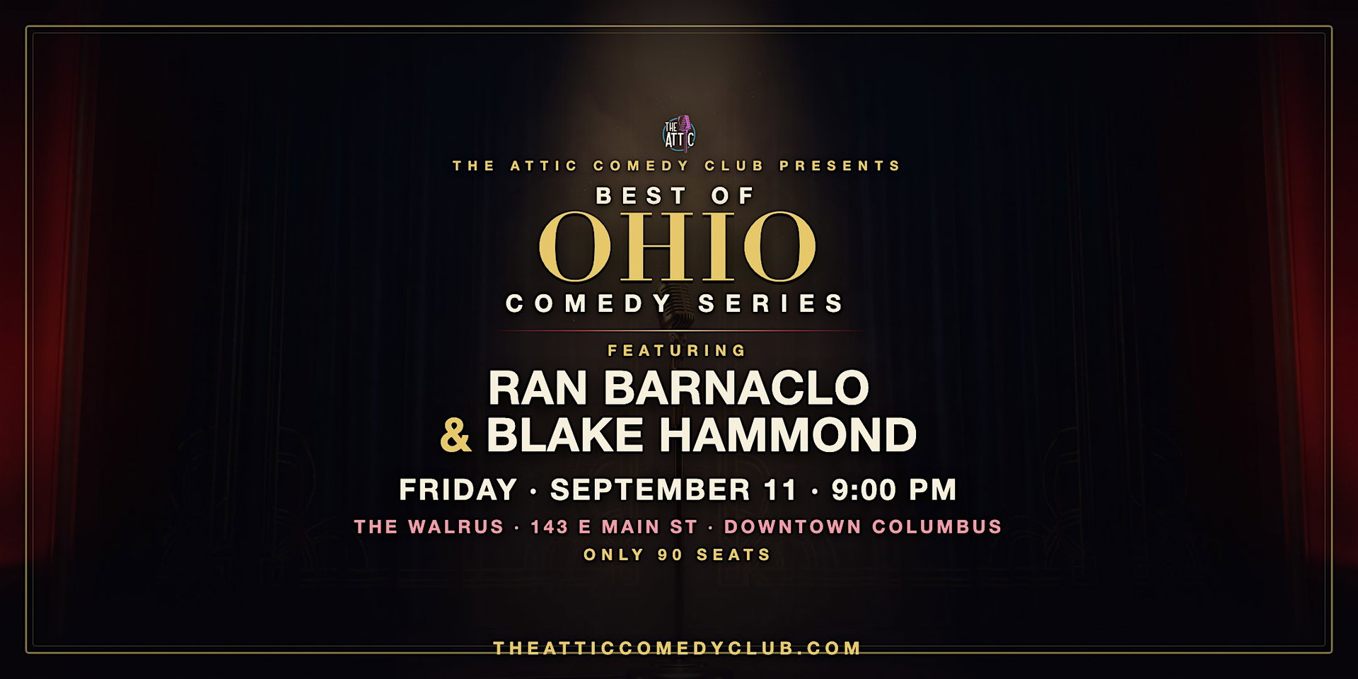 Best of Ohio Comedy Series at The Attic Comedy Club