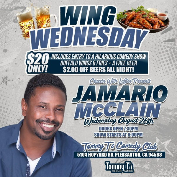 Wing Wednesday at Tommy T's Comedy Club