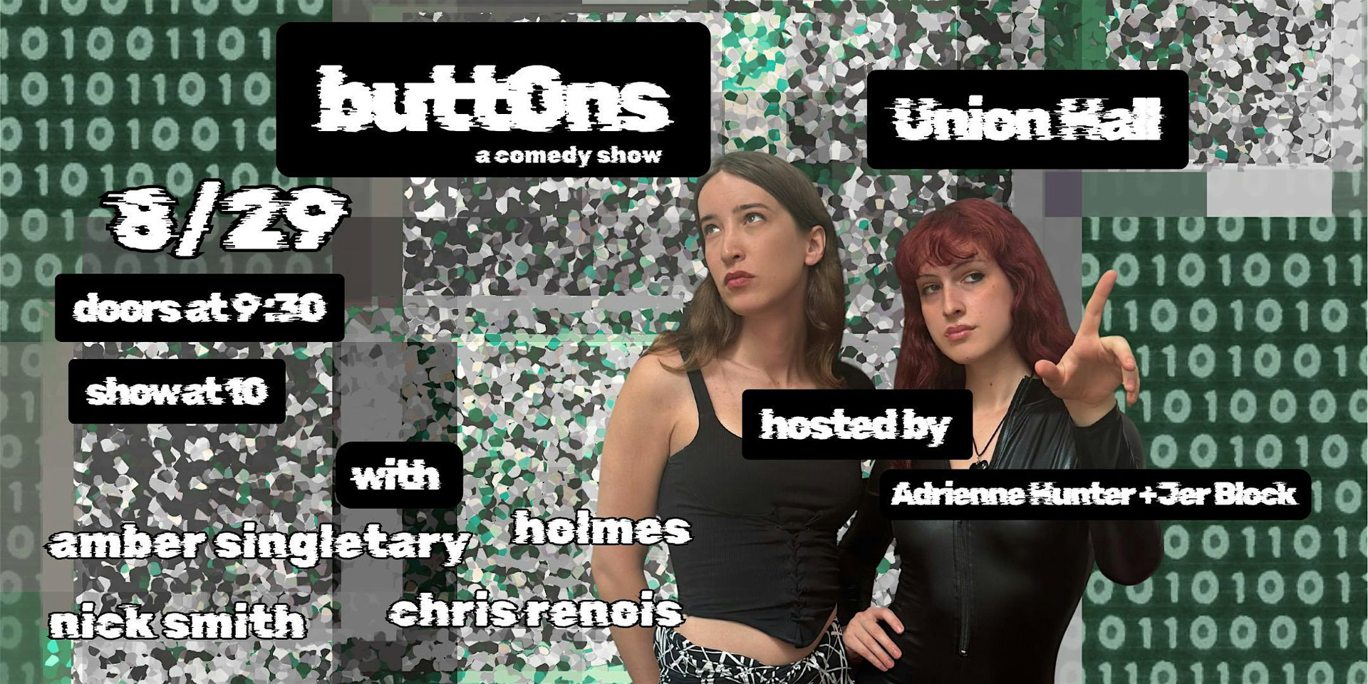 Buttons at Union Hall