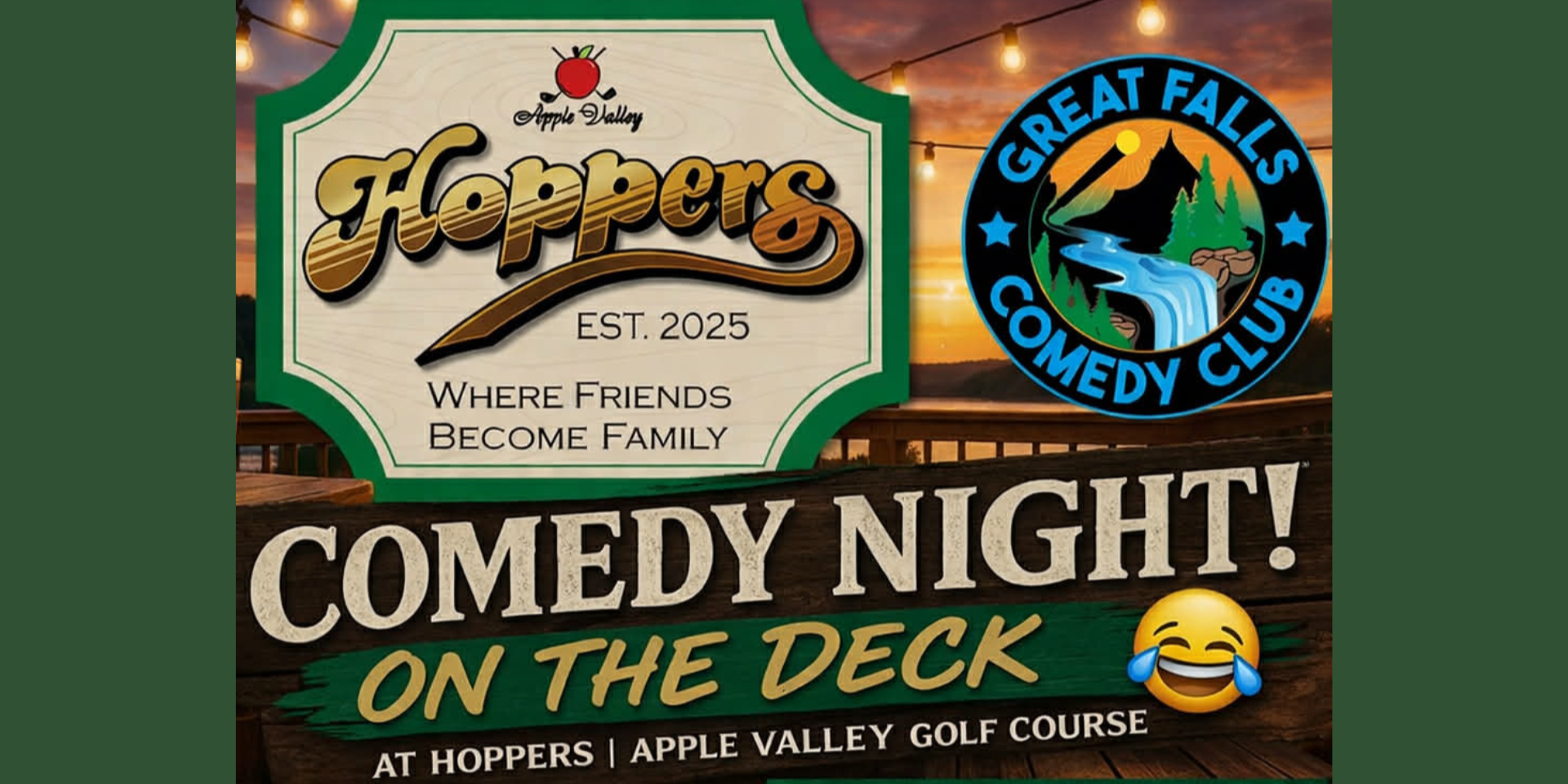 Comedy Night on the Deck at Great Falls Comedy Club