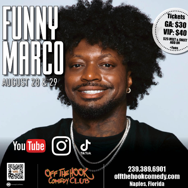 Funny Marco at Off The Hook Comedy Club