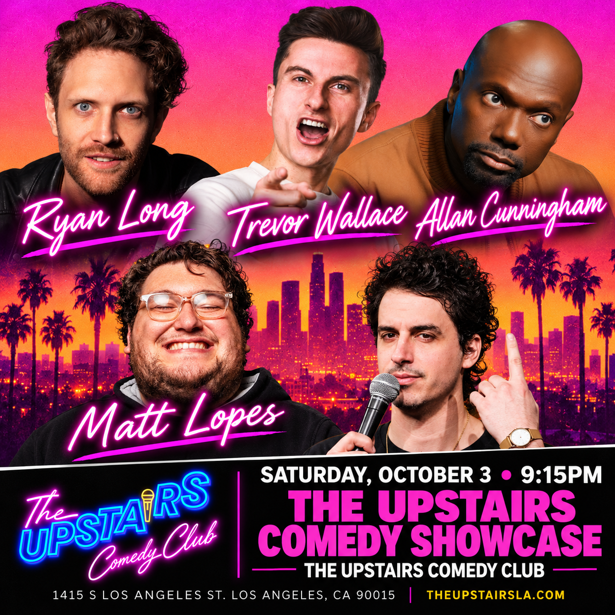 The Upstairs Comedy Showcase at The Upstairs Comedy Club