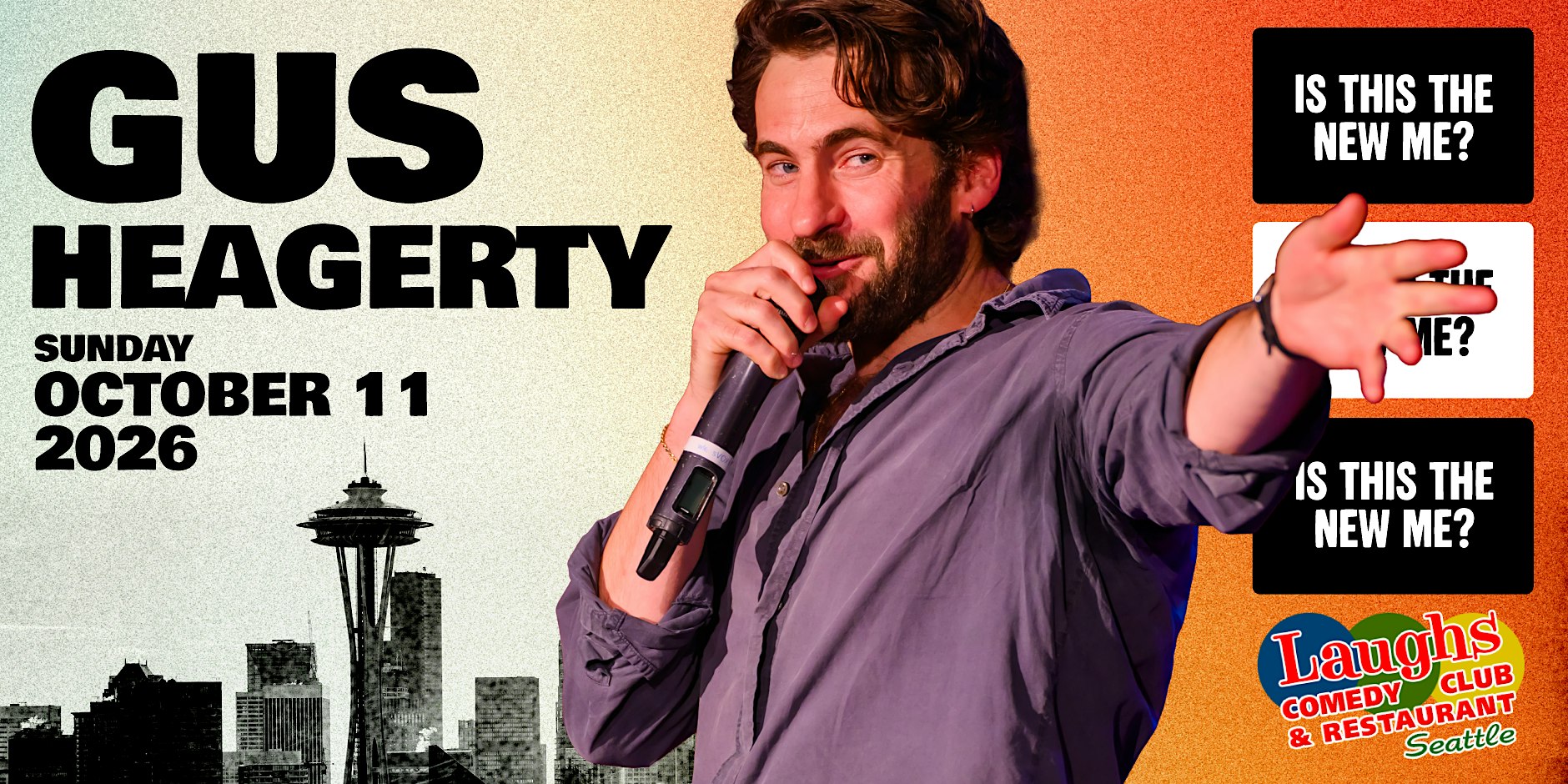 Gus Heagerty at Laughs Comedy Club