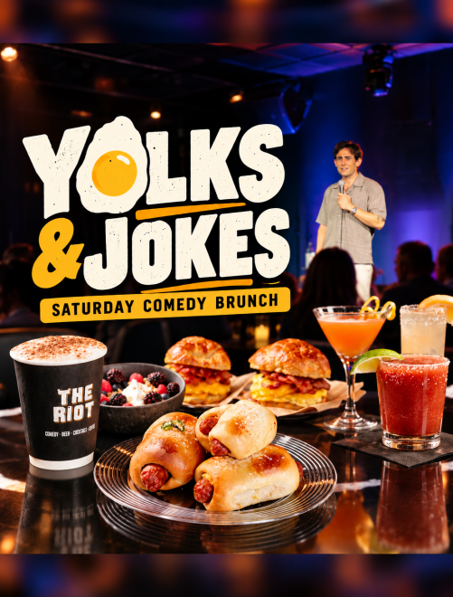 Yolks & Jokes at The Riot Comedy Club
