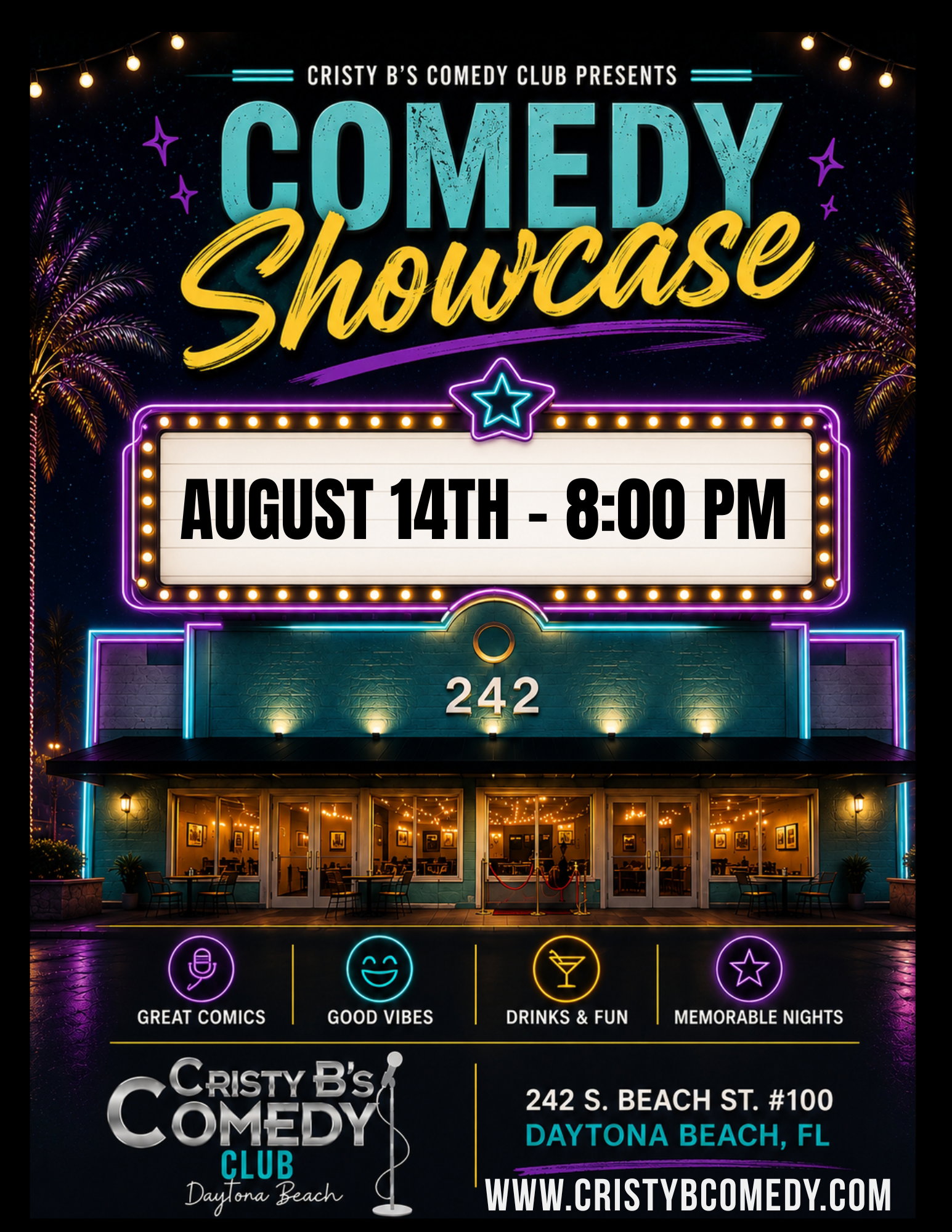 Comedy Showcase at Cristy B's Comedy Club