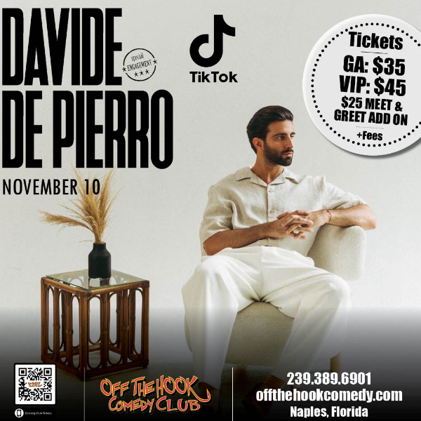 Davide De Pierro at Off The Hook Comedy Club