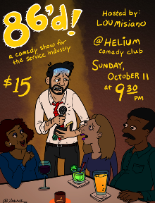 86'd: A Comedy Show for the Service Industry at Helium Comedy Club Philadelphia