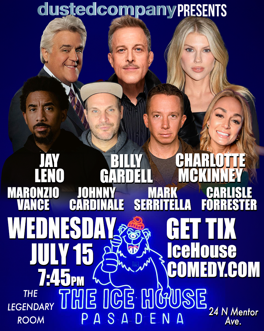Jay Leno, Billy Gardell, Charlotte McKinney at The Ice House