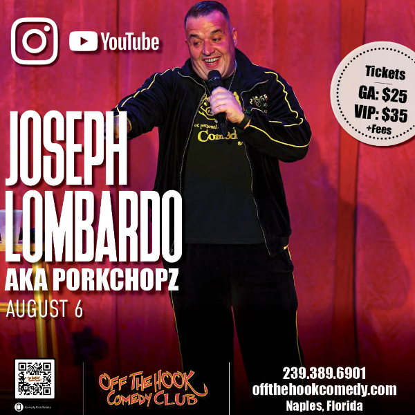 Joseph Lombardo AKA Porkchopz at Off The Hook Comedy Club