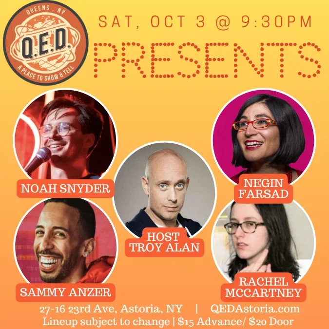 QED Presents at Q.E.D. Astoria