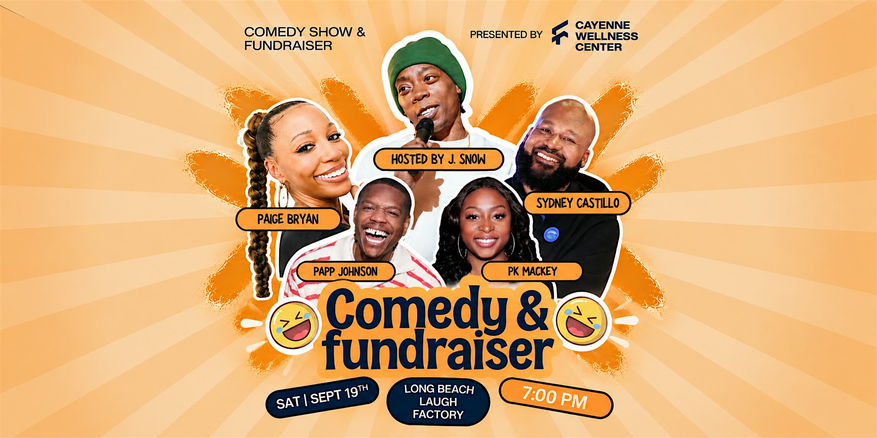 Comedy & Fundraiser at The Laugh Factory Long Beach