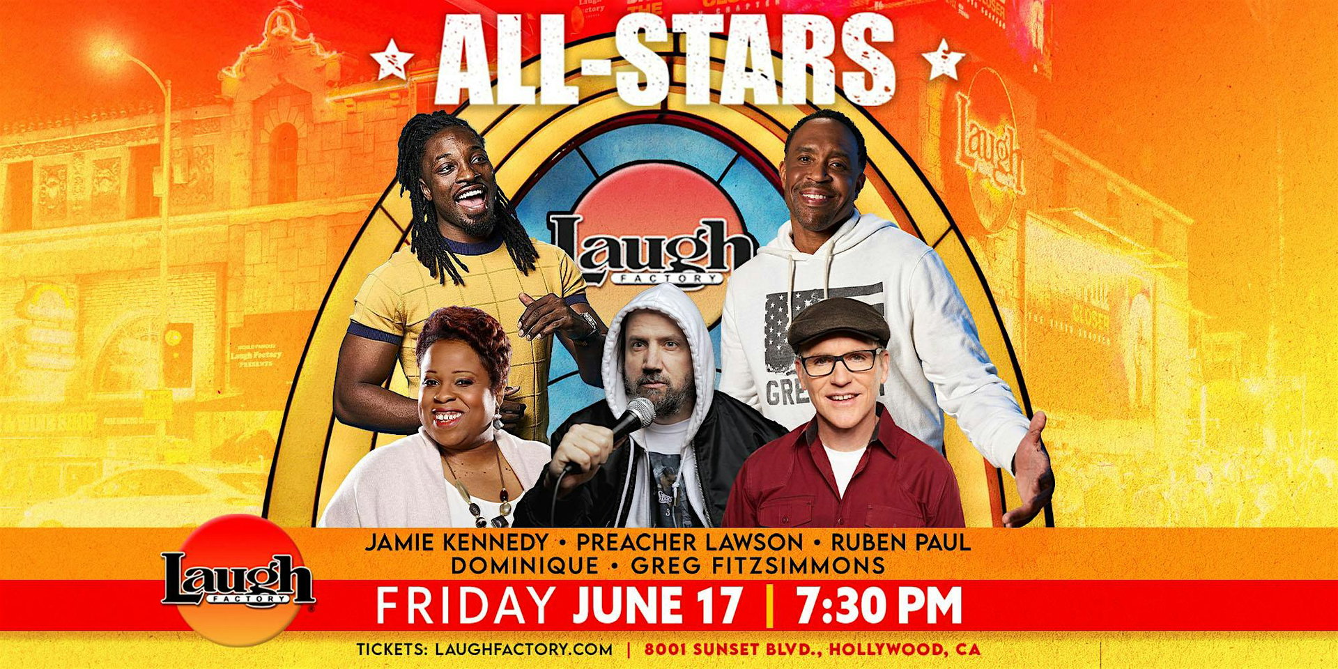 Friday Night All-Stars at The Laugh Factory Hollywood