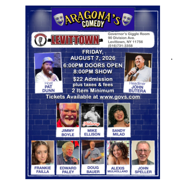 Aragona's Comedy at Governor's Comedy Club