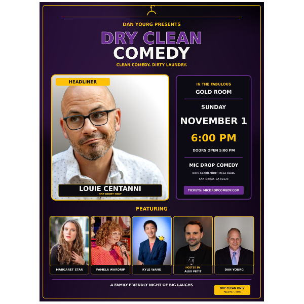 Dry Clean Only at Mic Drop Comedy San Diego