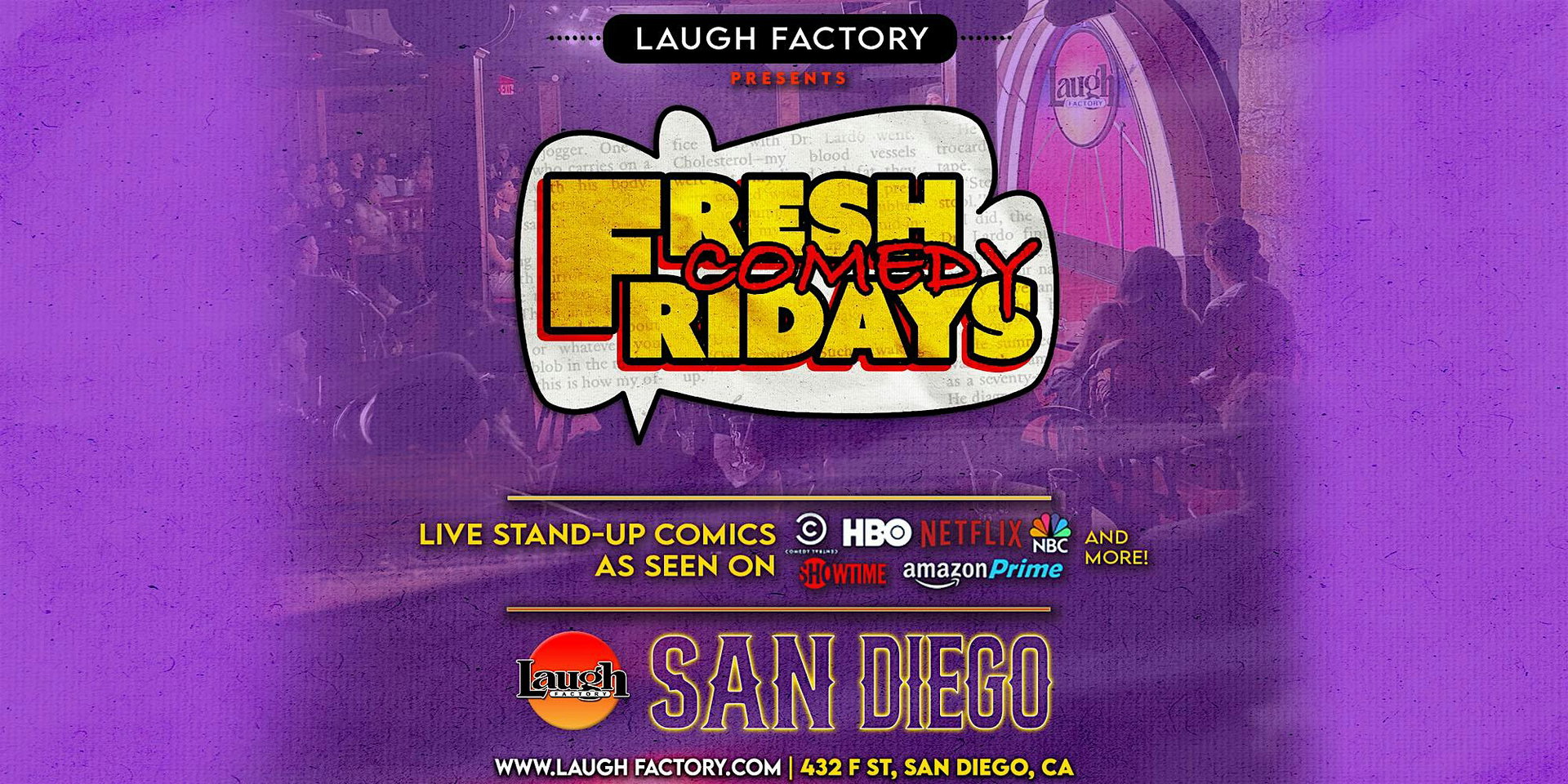 Jeremy Scippio & Friends at The Laugh Factory San Diego