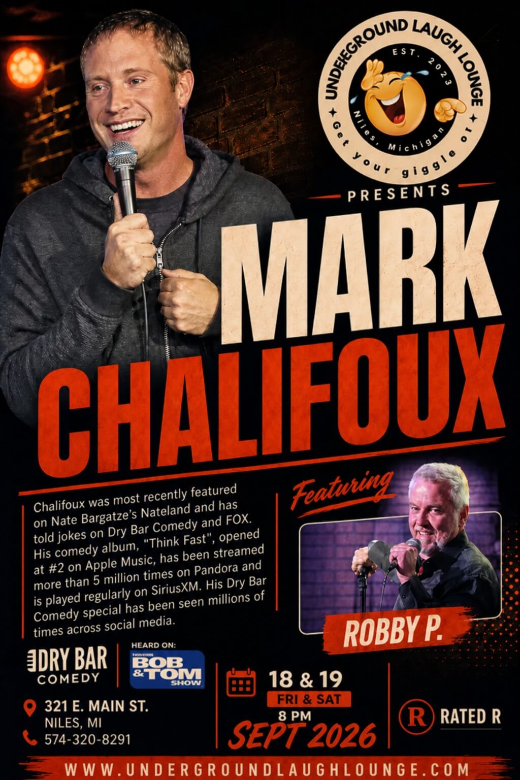 Mark Chalifoux at Underground Laugh Lounge