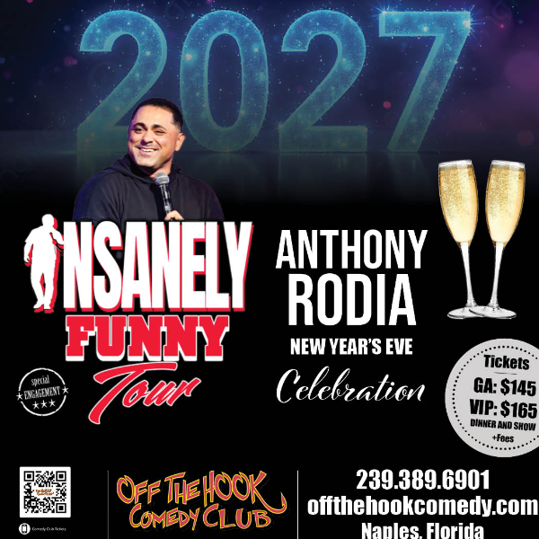 New Year's Eve Celebration with Anthony Rodia at Off The Hook Comedy Club