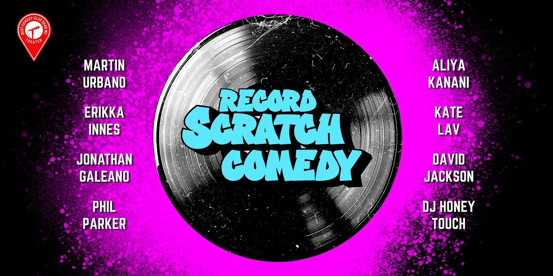 Record Scratch Comedy at Best Comedy Club Near Me Theater