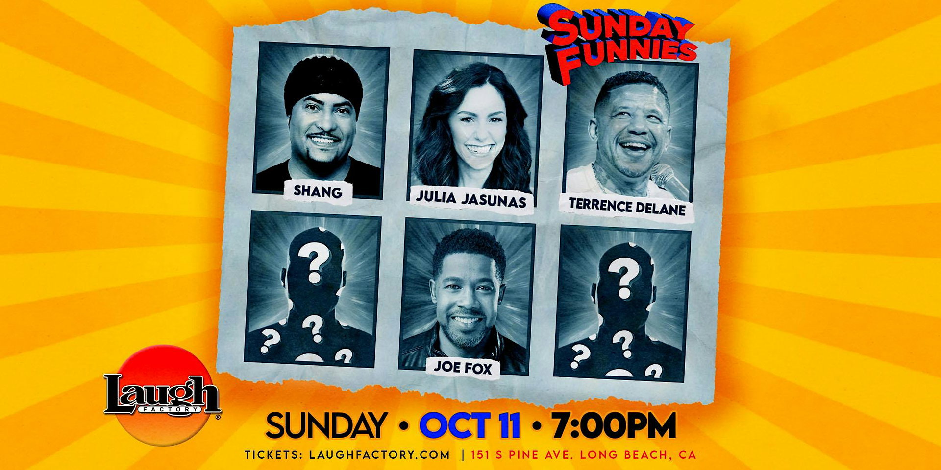 Sunday Funnies at The Laugh Factory Long Beach