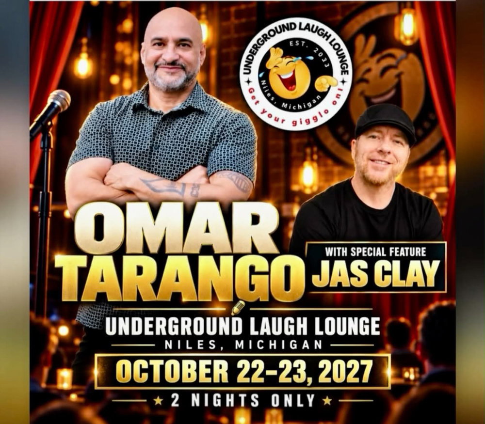 Omar Tarango with Jas Clay at Underground Laugh Lounge