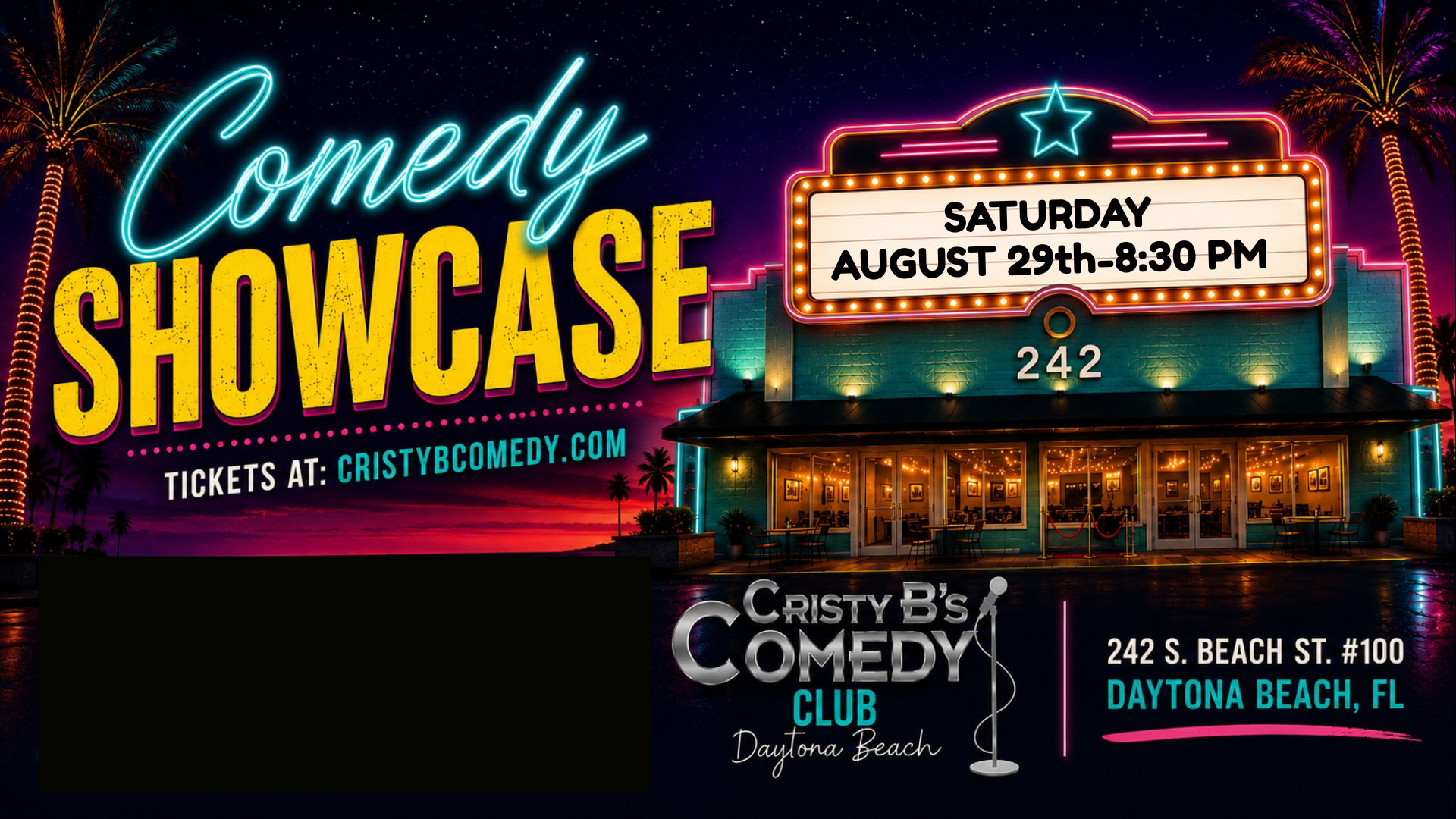 Comedy Showcase at Cristy B's Comedy Club