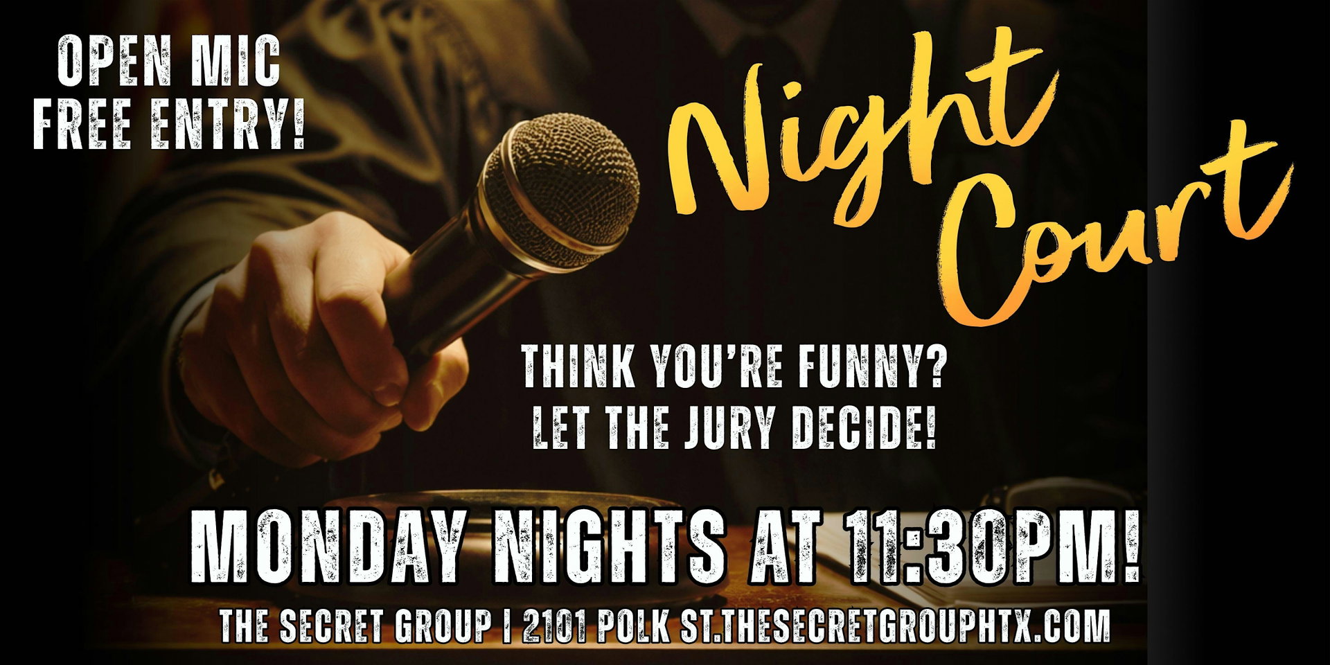Night Court at The Secret Group