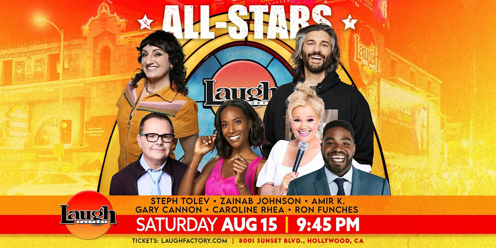 Saturday Night All-Stars at The Laugh Factory Hollywood