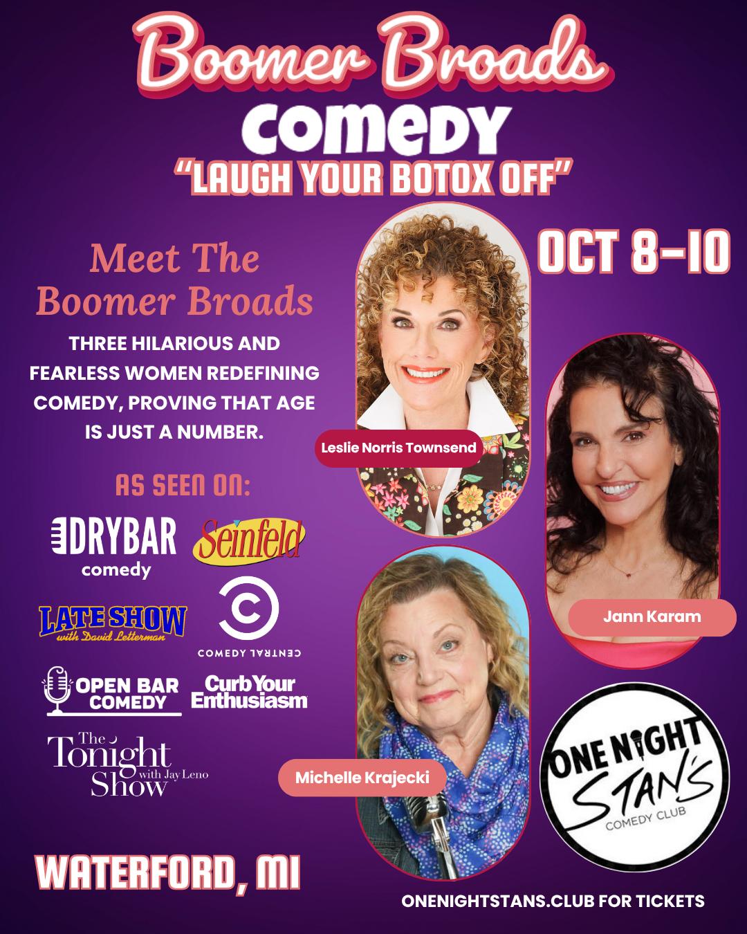 Boomer Broads at One Night Stan's Comedy Club