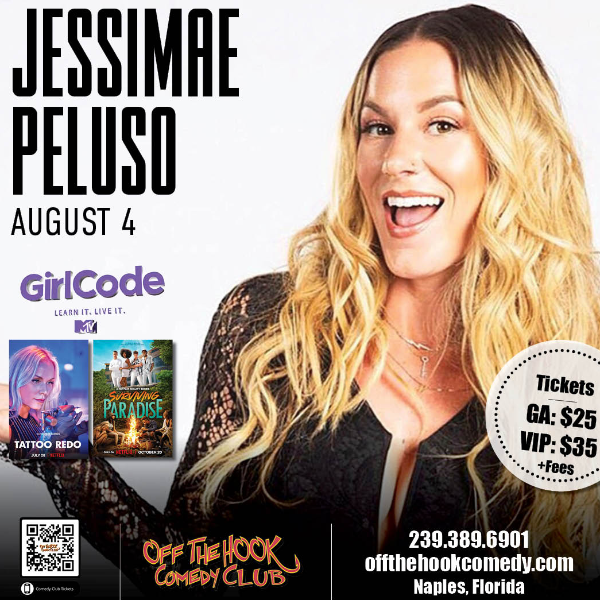 Jessimae Peluso at Off The Hook Comedy Club