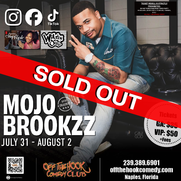 Mojo Brookzz at Off The Hook Comedy Club